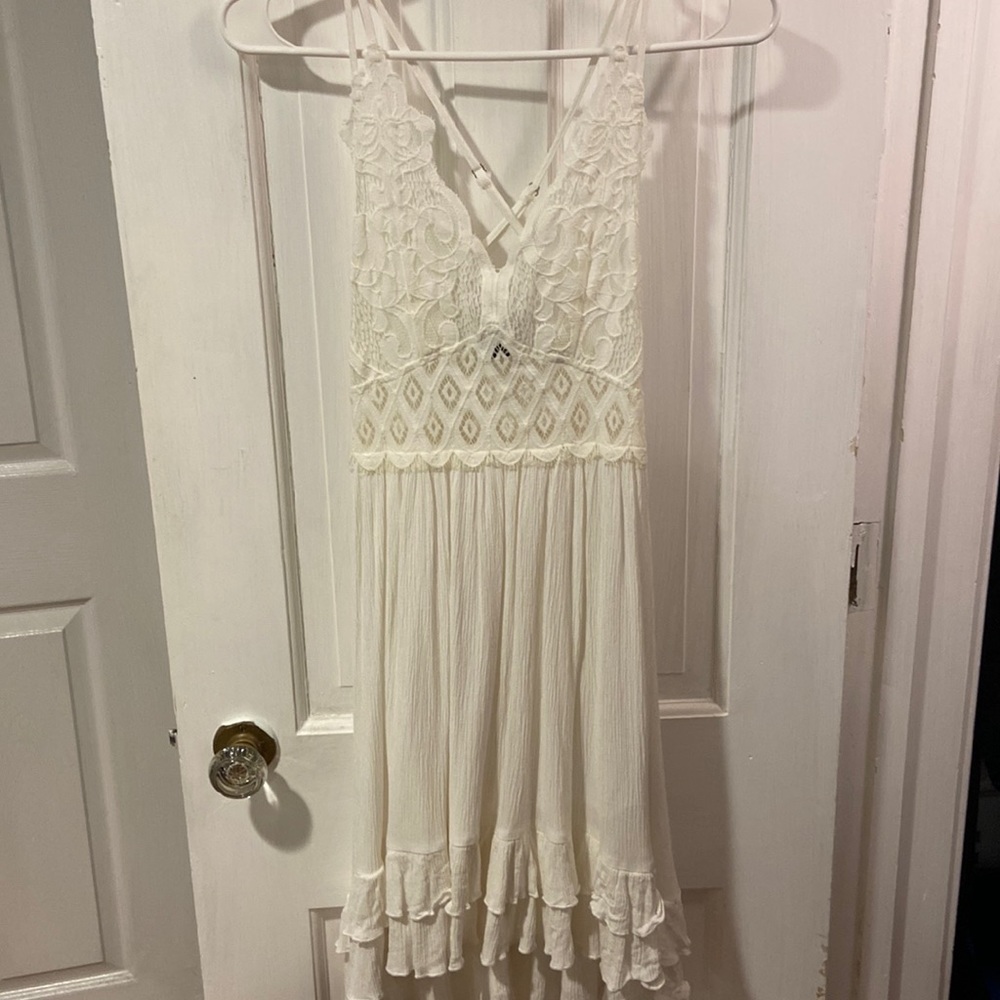 forever 21 white free people adella dress dupe